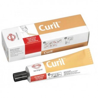 Герметик Curil 50ml (Тюбик с дозатором) Отвердевающий, температуроустойчивый