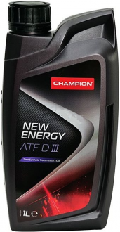 Трансмиссионное масло полусинтетическое "CHAMPION NEW ENERGY ATF DIII" 1л