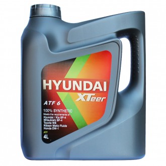 Жидкость для АКП HYUNDAI XTeer ATF 6 (Dextron VI), 4л