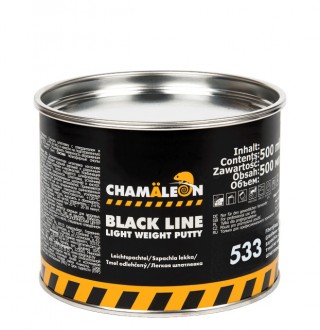 Шпатлевка "Black Line" легкая со стекловолокном  (вкл.отвердитель) 0,515кг