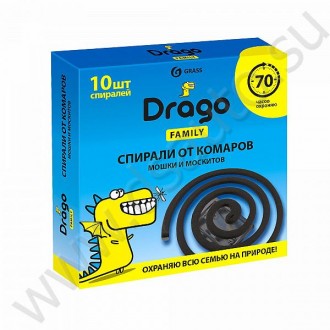 Drago Средство инсектицидное спираль от комаров (10 спиралей)