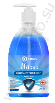 Мыло жидкое GraSS Milana Антибактериальное 1000мл (флакон с доз.)