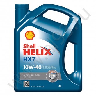 Масло моторное Shell Helix HX7 10W40 4 литра