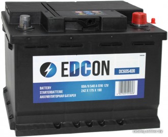 Аккумулятор EDCON евро 60Ah 540A