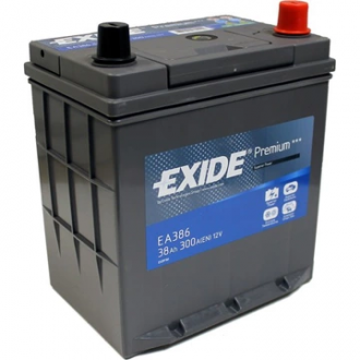 Аккумулятор Exide Premium 38Ah 300A Тонк. клеммы (- +)