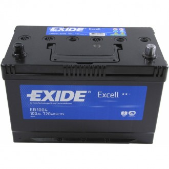 EXIDE Батарея аккумуляторная "Excell", 12в 100а/ч