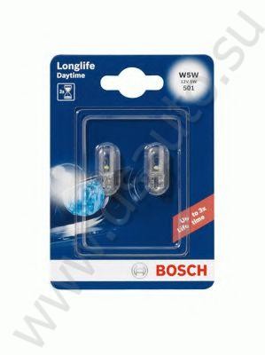 Bosch Лампа накаливания Longlife day W5W 12V 5W 