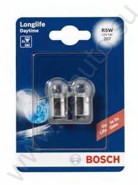 Bosch Лампа накаливания Longlife day R5W 12V 5W 