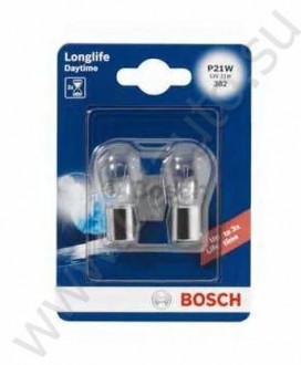 Bosch Лампа накаливания Long-life P21W 12В