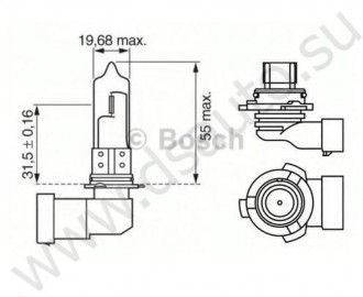 Bosch Лампа галогеновая HB4 12В